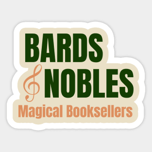 Bards & Nobles Sticker